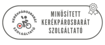 Minősített Kerékpárosbarát szolg. Minősített Kerékpárosbarát szolg.